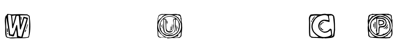WoodcuttedCaps Font Image
