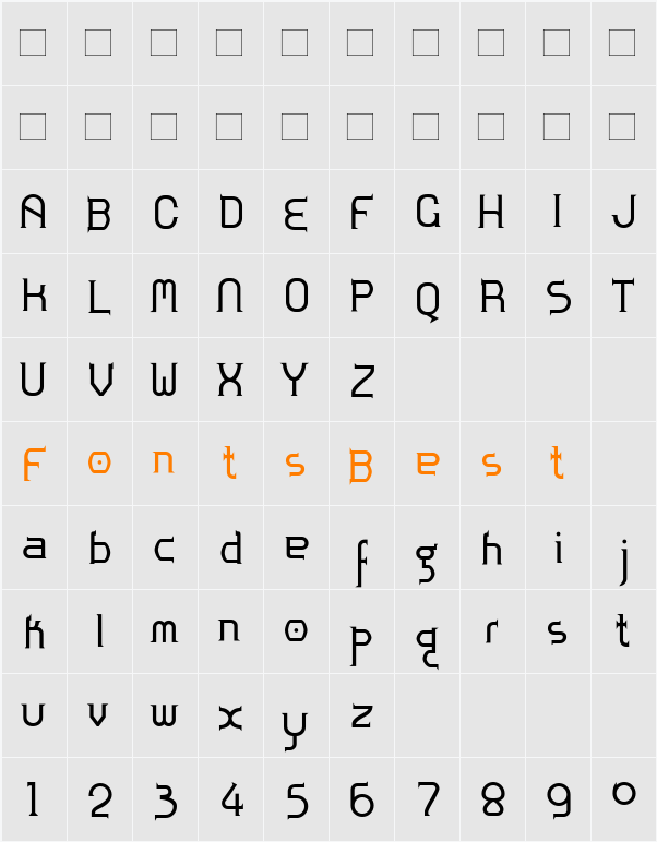 Zoloft Character Map