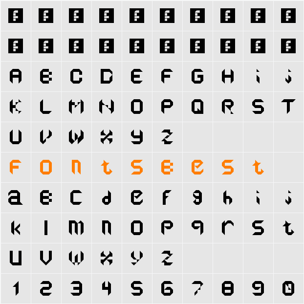 reflectors Character Map