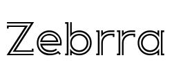 Zebrra Font Image
