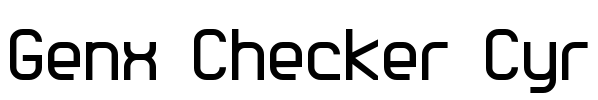 Genx Checker Cyr