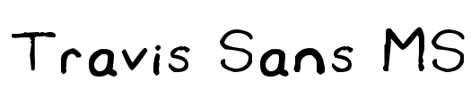 Travis Sans MS
