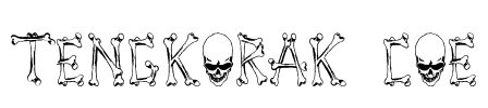 Tengkorak_COE Font Image