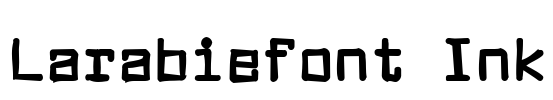 Larabiefont Ink Font Image
