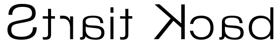 Strait Kcab Font Image