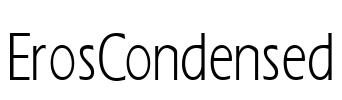 ErosCondensed Font Image
