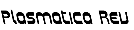 Plasmatica Rev Font Image