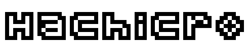 Hachicro Font Image