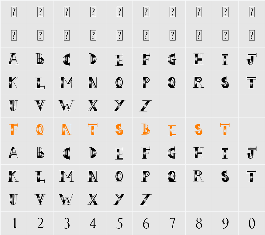Love Hue Character Map