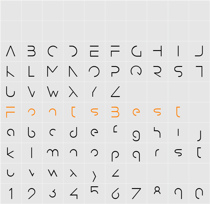 Dissolve light Character Map
