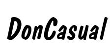 DonCasual Font Image