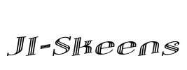 JI-Skeens Font Image