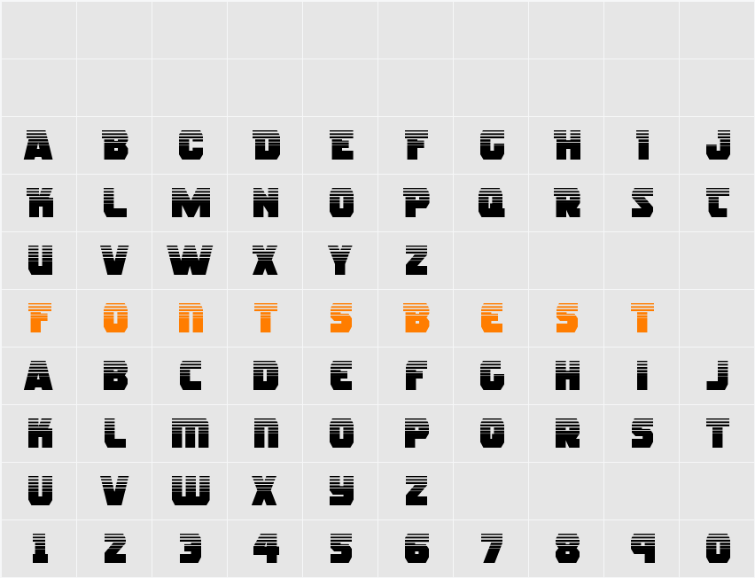 Rogue Hero Halftone Character Map