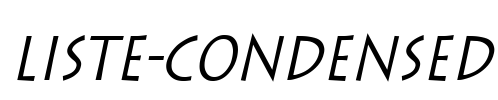 Liste-Condensed