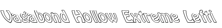 Vagabond Hollow Extreme Lefti Font Image