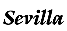 Sevilla Font Image