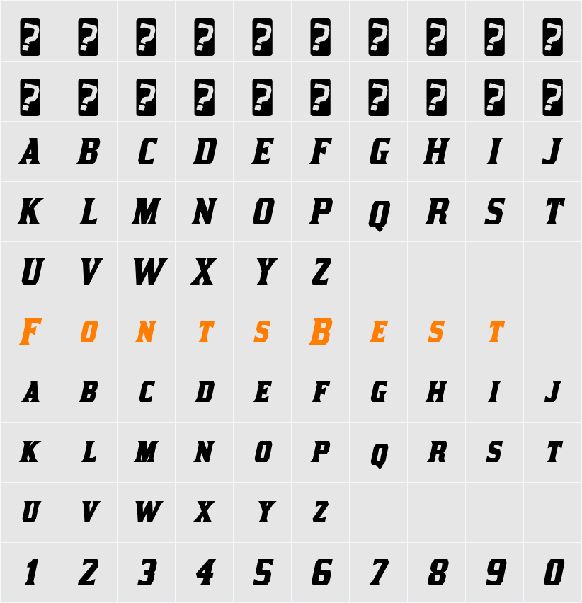 Kirsty Character Map