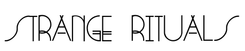 Strange Rituals Font Image