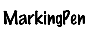 MarkingPen Font Image