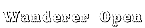 Wanderer Open Font Image