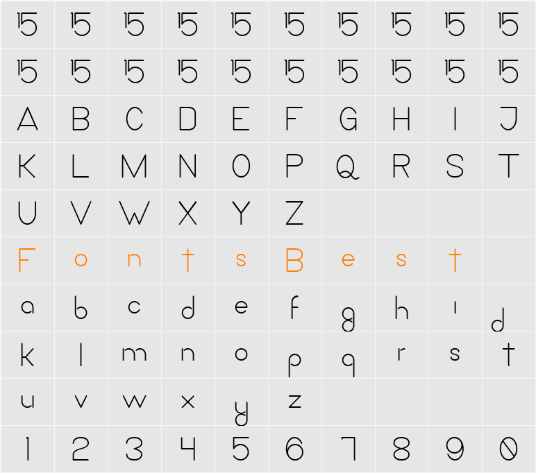 La Quince de Mayra Character Map