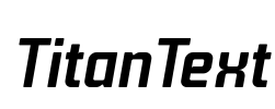 TitanText Font Image