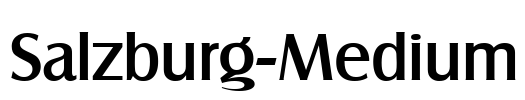 Salzburg-Medium Font Image
