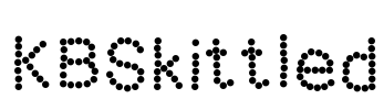 KBSkittled Font Image