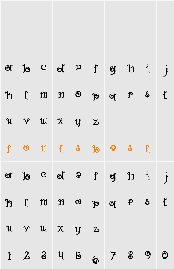 Untitled Character Map