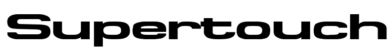 Supertouch Font Image