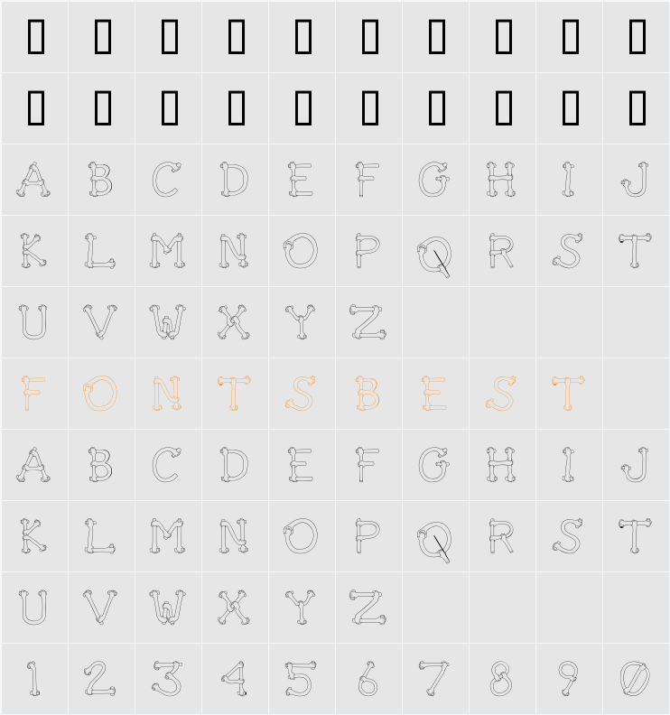 Get A Grip  Character Map