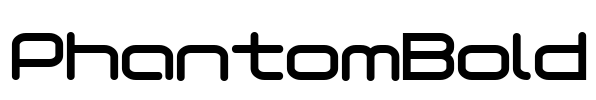 PhantomBold Font Image
