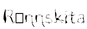 Rännskita Font Image