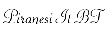 Piranesi It BT Font Image