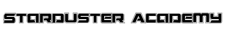 Starduster Academy Font Image