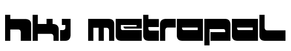 HKI metropol Font Image