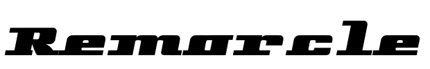 Remarcle Font Image