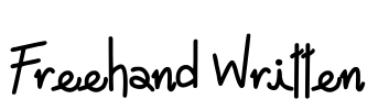 Freehand Written