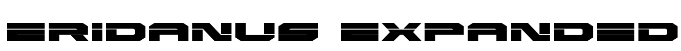 Eridanus Expanded Font Image