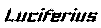 Luciferius Font Image