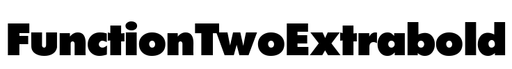 FunctionTwoExtrabold