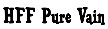 HFF Pure Vain Font Image