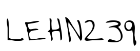 LEHN239 Font Image