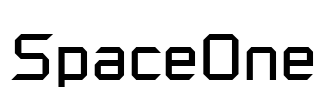 SpaceOne Font Image
