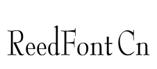ReedFont Cn Font Image