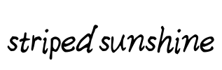 stripedsunshine