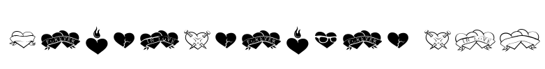 HeartBreaker BTN Font Image