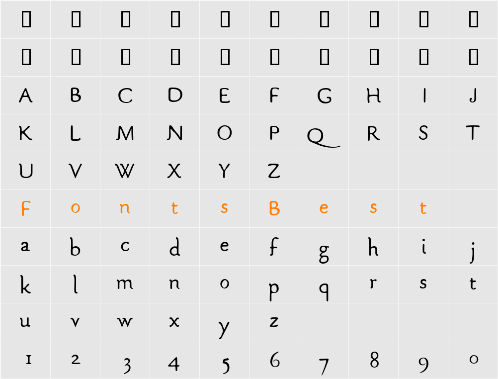 tsp adore 3 Character Map