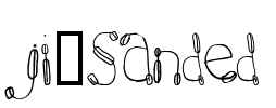 JI-Sanded Font Image
