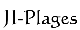JI-Plages Font Image